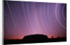 Ayers Rock and Star Trails, Ulru - Kata Tjuta National Park, Australia by Anonymous