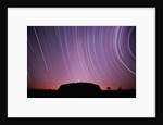 Ayers Rock and Star Trails, Ulru - Kata Tjuta National Park, Australia by Anonymous