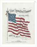 Cover of a musical score of the Star-Spangled Banner by Anonymous