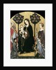 Virgin and Child Enthroned with Two Saints and a Donor by Gentile da Fabriano
