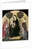 Virgin and Child Enthroned with Two Saints and a Donor by Gentile da Fabriano