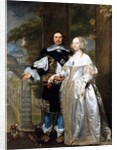 Portrait of a Married Couple in the Park by Gonzalez Coques