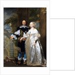 Portrait of a Married Couple in the Park by Gonzalez Coques