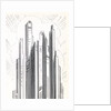 Skyscrapers looming over an American city by Anonymous