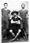 Three men are ready to swim, ca. 1885. by Anonymous