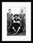 Three men are ready to swim, ca. 1885. by Anonymous