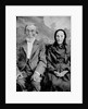 Grandma and Grandpa in a tintype portrait, ca. 1870s. by Anonymous