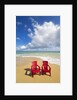 Beach chairs beckon on Baldwin Beach on the north shore of Maui, Hawaii by Anonymous