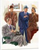 Four businessmen in an office by Anonymous