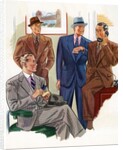 Four businessmen in an office by Anonymous