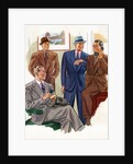 Four businessmen in an office by Anonymous