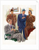 Four businessmen in an office by Anonymous