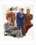 Four businessmen in an office by Anonymous