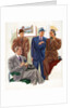 Four businessmen in an office by Anonymous