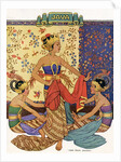 Three Javanese dancers by Anonymous