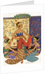 Three Javanese dancers by Anonymous