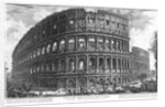View of the Coliseum by Giovanni Battista Piranesi