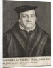 Engraving of Martin Luther by Wenceslas Hollar