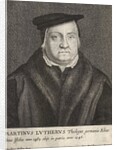 Engraving of Martin Luther by Wenceslas Hollar