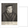 Engraving of Martin Luther by Wenceslas Hollar