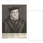 Engraving of Martin Luther by Wenceslas Hollar