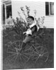 Toddler on a period tricycle, ca. 1895. by Anonymous