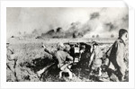 German anti-tank gun (probably 50mm or 75mm) in Russia by Anonymous