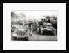 German military convoy in occupied Russia by Anonymous