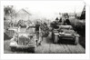 German military convoy in occupied Russia by Anonymous