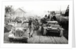 German military convoy in occupied Russia by Anonymous