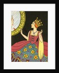 Snow White's stepmother looking into magic mirror by Anonymous