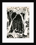 Snow White fleeing from the Evil Queen by Anonymous