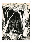 Snow White fleeing from the Evil Queen by Anonymous