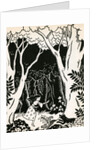 Snow White fleeing from the Evil Queen by Anonymous