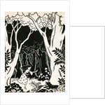 Snow White fleeing from the Evil Queen by Anonymous