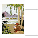 Snow White in her glass coffin by Anonymous