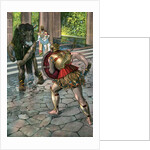 Hercules battling the monster of Crete by Anonymous