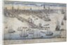 A View of Part of the Town of Boston in New England and British Ships of War by Anonymous