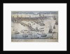 A View of Part of the Town of Boston in New England and British Ships of War by Anonymous