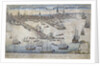 A View of Part of the Town of Boston in New England and British Ships of War by Anonymous