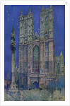 Westminster Cathedral at Night by Anonymous