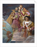 Christopher Columbus, Ferdinand Magellan and Vasco de Gama by Anonymous