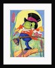 Frog holding bouquet by Anonymous