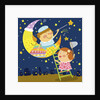 The image of children playing with moon and star by Anonymous