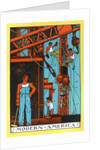 Muscular laborers constructing bridge by Anonymous