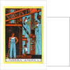 Muscular laborers constructing bridge by Anonymous