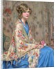Portrait of a young woman in shawl by Anonymous
