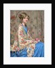 Portrait of a young woman in shawl by Anonymous