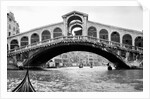 Gondola view of the Rialto Bridge in Venice, Italy, ca. 1912. by Anonymous