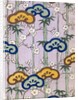 Woodblock print of bamboo and cherry blossoms by Anonymous